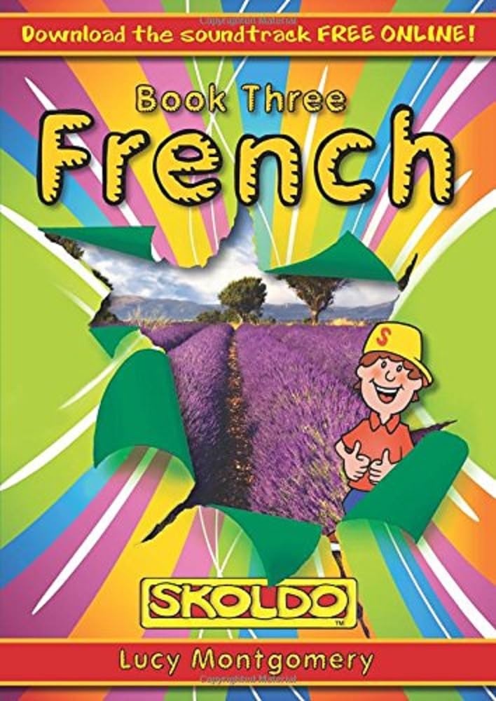 French Book Three Foreign Languages ​​& Dictionaries