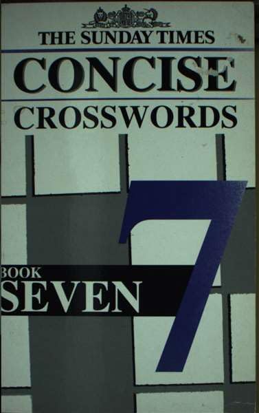 Product Image: The Sunday Times Concise Crossword Book 7