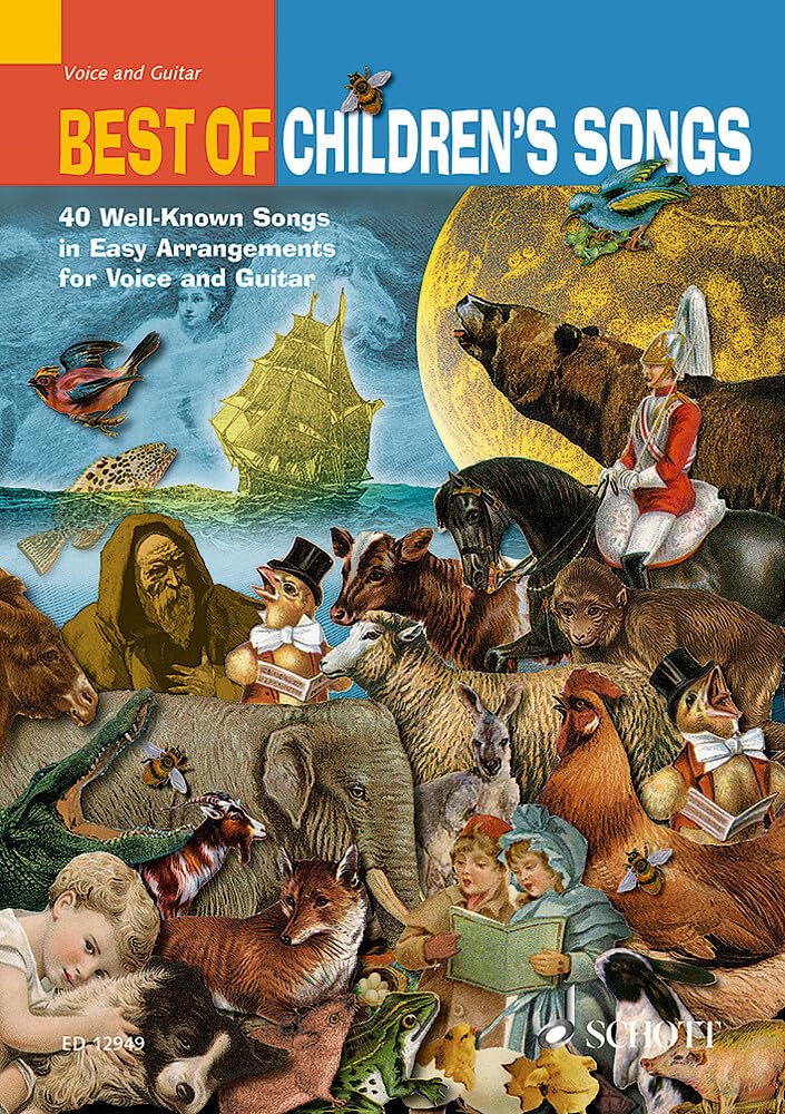 Best of Children's Songs: 40 bekannte Lieder in leichten Arrangements. Gesang und Gitarre. (Schott Best Of) Education & Training