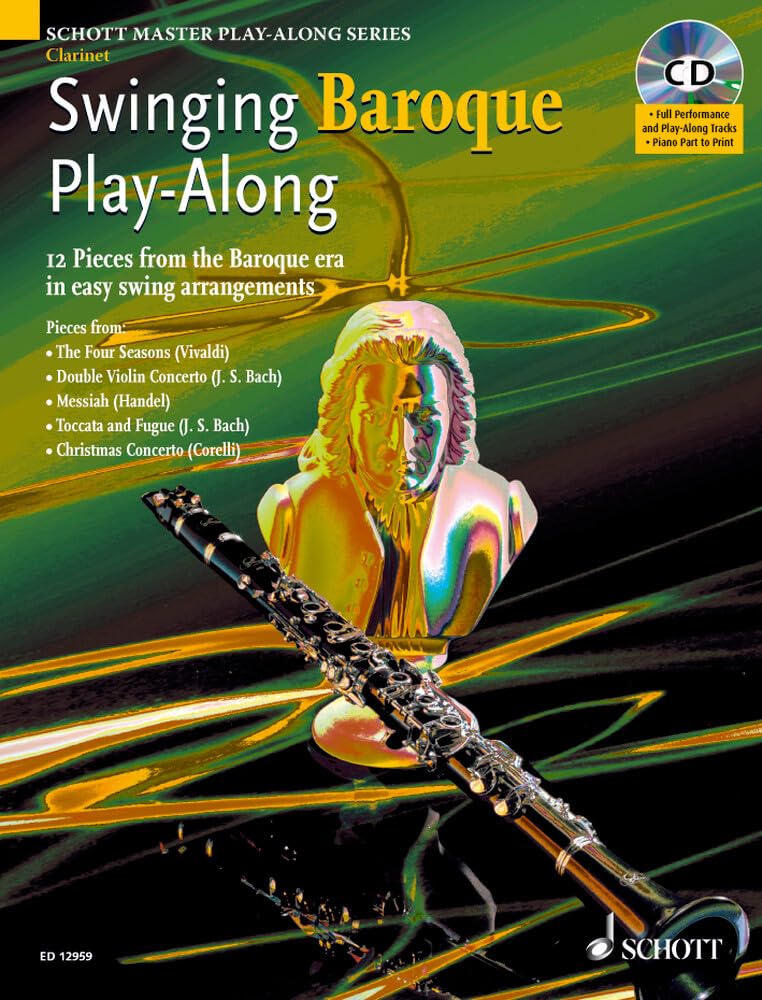 Swinging Baroque Play-Along for Clarinet Sheet Music