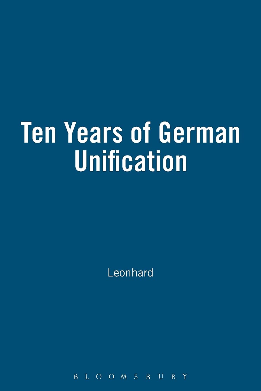 Product Image: Ten Years of German Unification