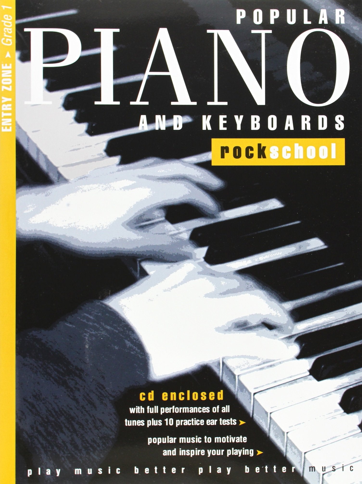 Rockschool Popular Piano And Keyboards - Grade 1. Enthält CD Sheet Music