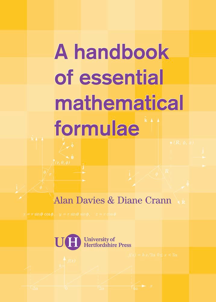 Product Image: A Handbook of Essential Mathematical Formulae