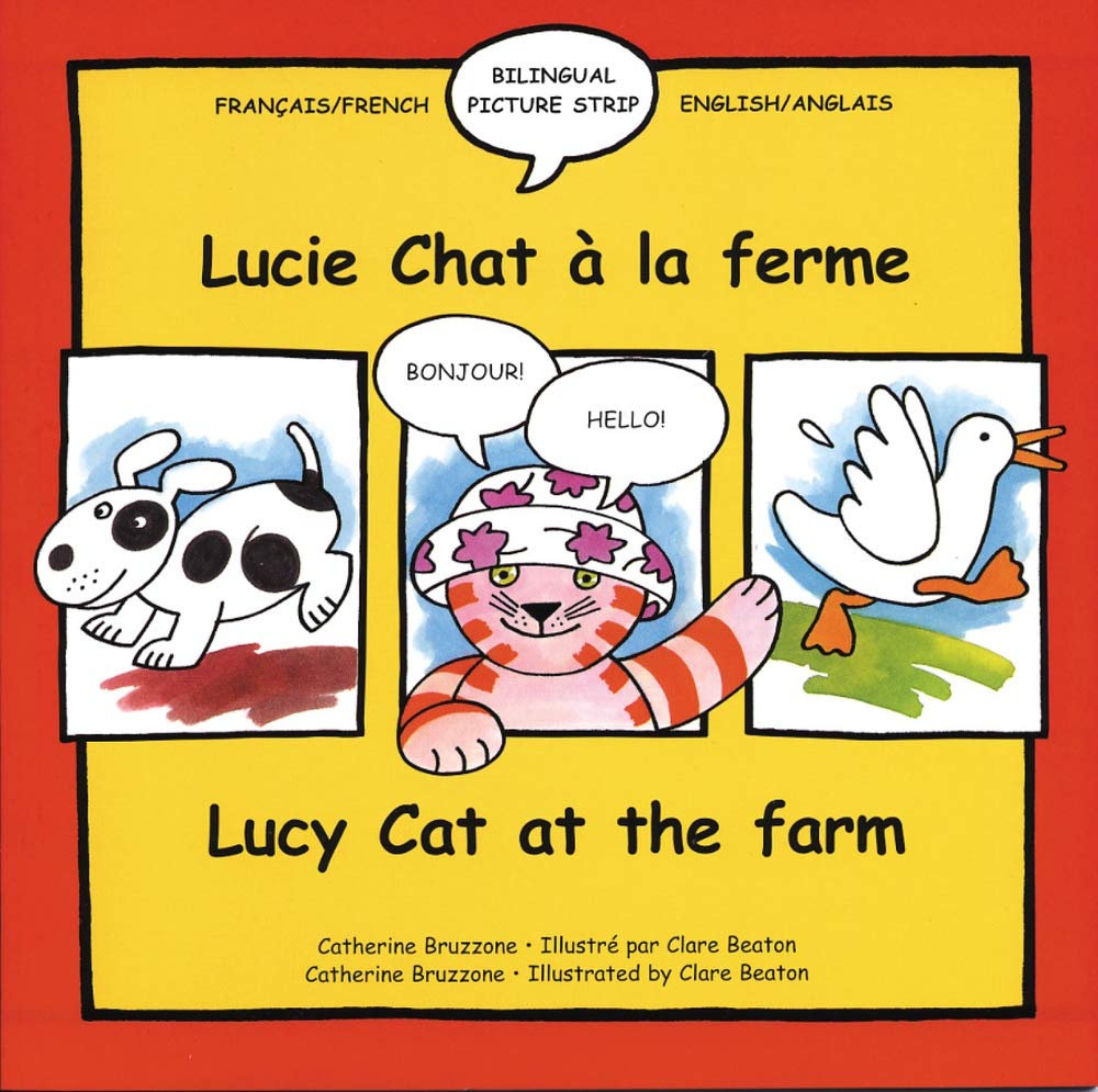 Lucy Cat at the Farm/Lucie Chat a la ferme Foreign Languages ​​& Dictionaries