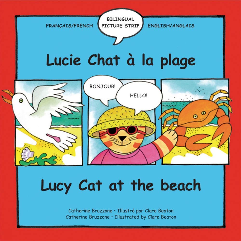 Lucy Cat at the Beach/Lucie Chat a la Plage Foreign Languages ​​& Dictionaries