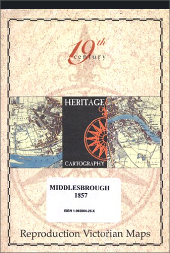 Middlesbrough 1857 Map (Heritage Cartography Victorian Town Map Series) Geology & Geography
