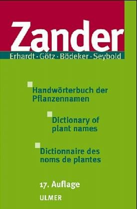 Zander: Dictionary of Plant Names Reference Books