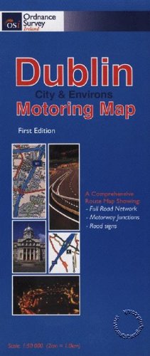Dublin City Motoring Map (Dublin S) Leisure, Home & Garden