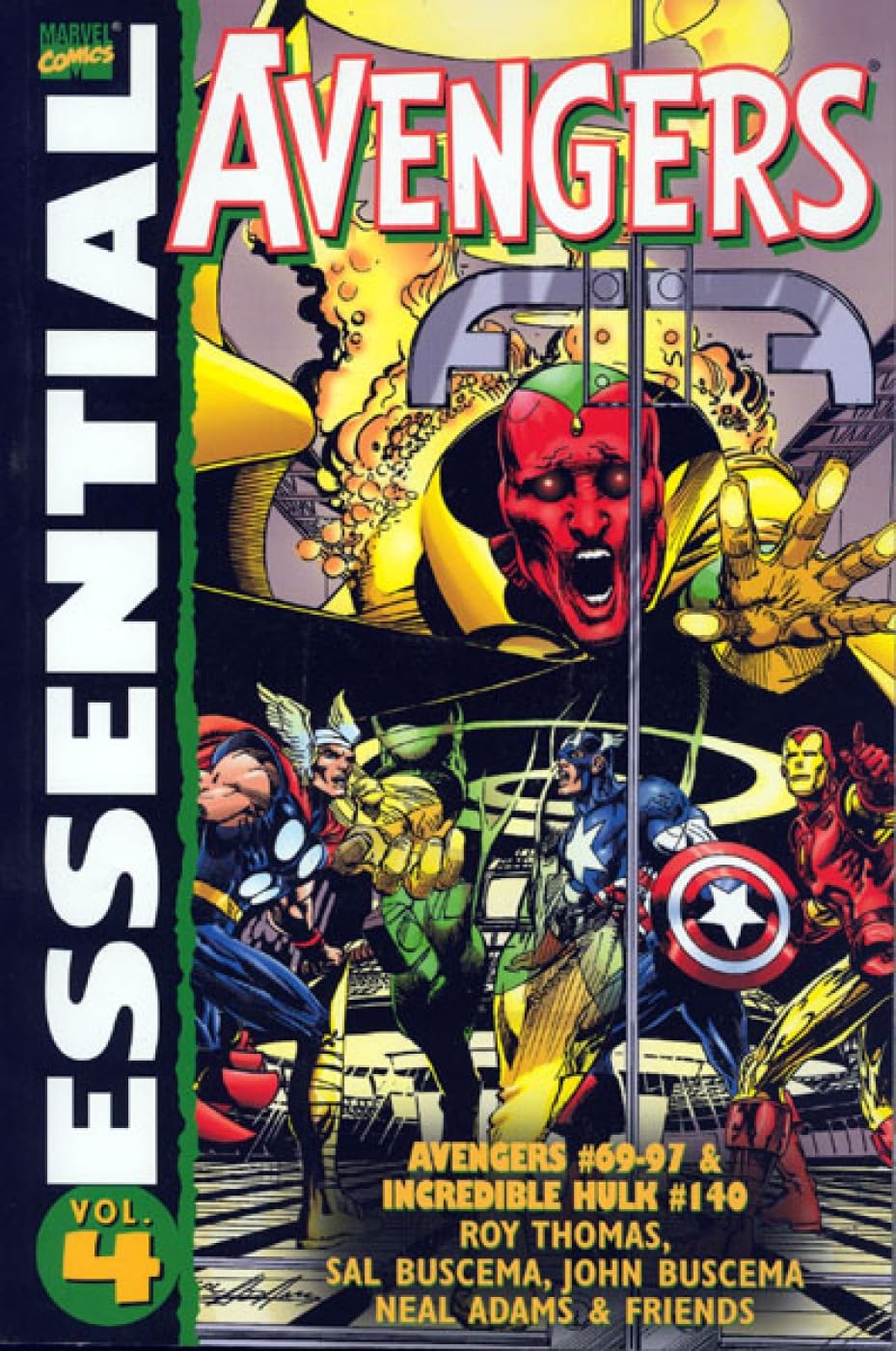 Essential Avengers Vol.4: The Avengers #69-97 & Incredible Hulk #140 Manga