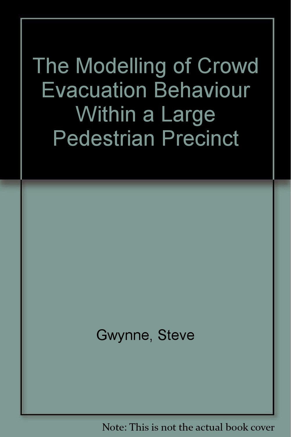 The Modelling of Crowd Evacuation Behaviour within a Large Pedestrian Precinct Books