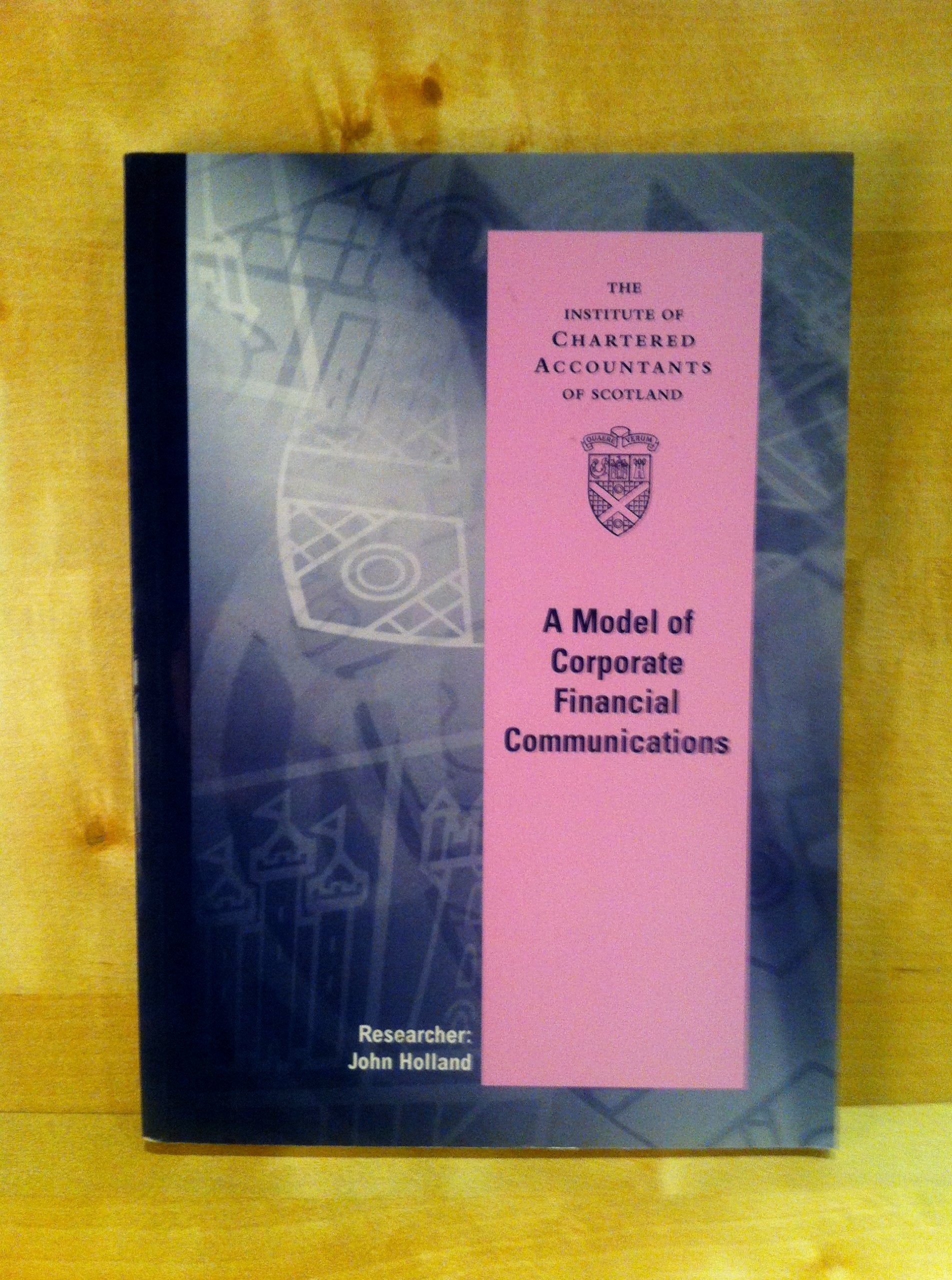 A Model of Corporate Financial Communications book