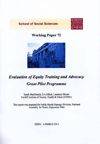 Evaluation of Equity Training and Advocacy Grant Pilot Programme (Working Paper Series) Learning & Reference