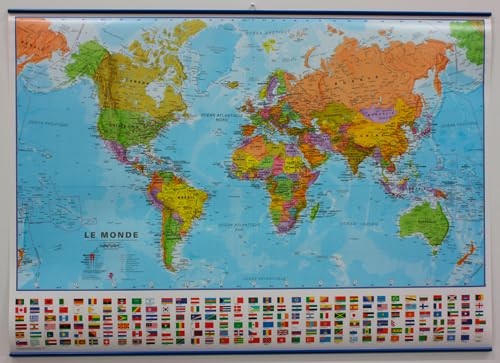 MONDE POLITIQUE 1/40M PLAST. 103X72 CM book