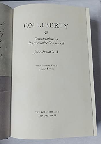 On Liberty and Representative Government (Collector's Library of Essential Thinkers) Social Sciences