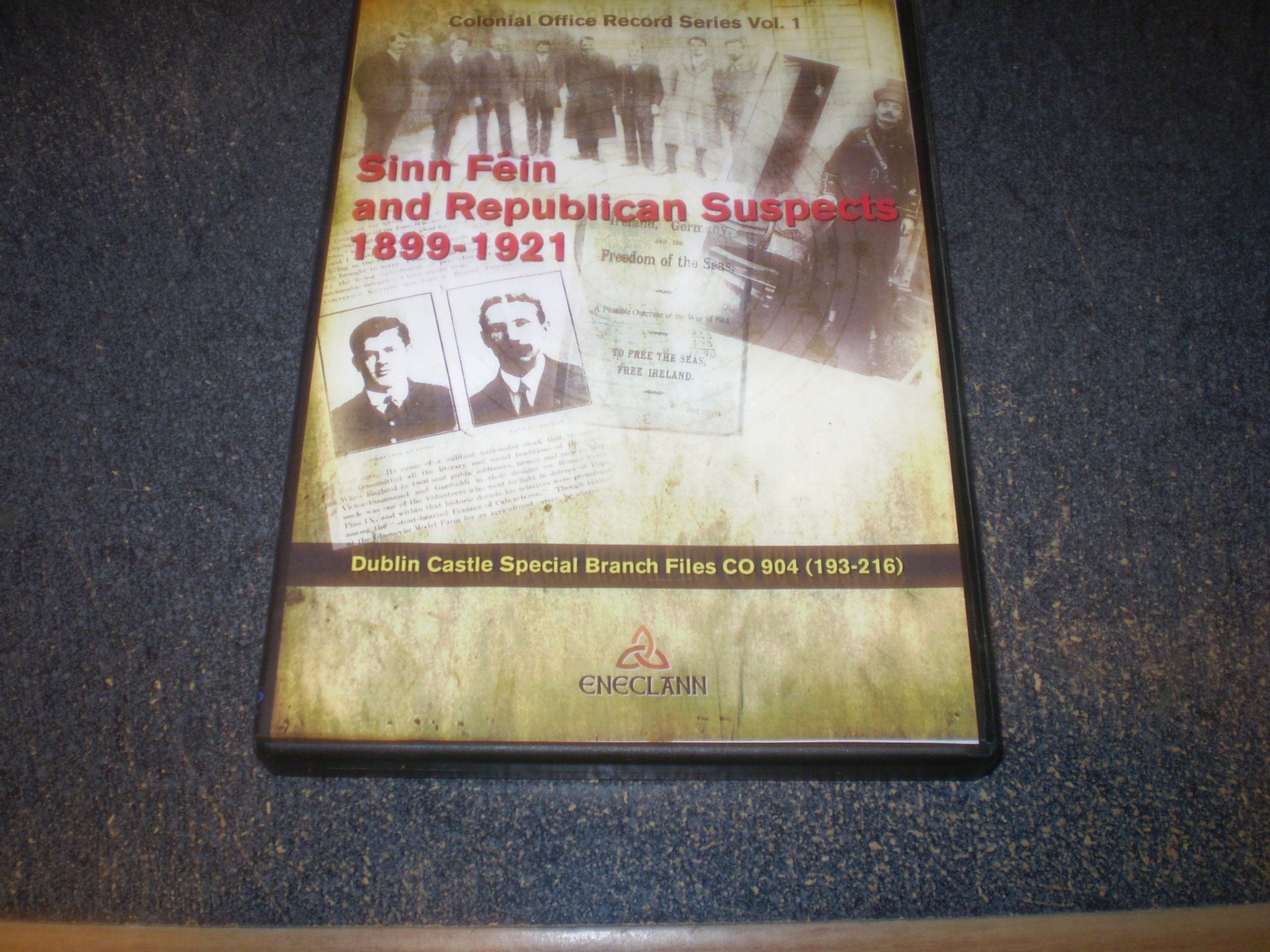 Sinn Fein and Republican Suspects, 1899 - 1921: Dublin Castle Special Branch Files, CO 904 (193-216) Politics & History