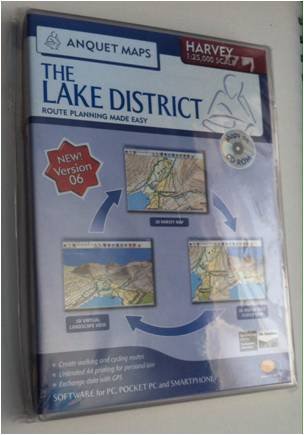 Anquet CD-Rom - The Lake District (Harvey Map 1:25,000) Hobbies & Leisure