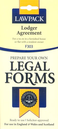 Lodger Agreement: For a Room in a Furnished House or Flat with a Resident Owner Law