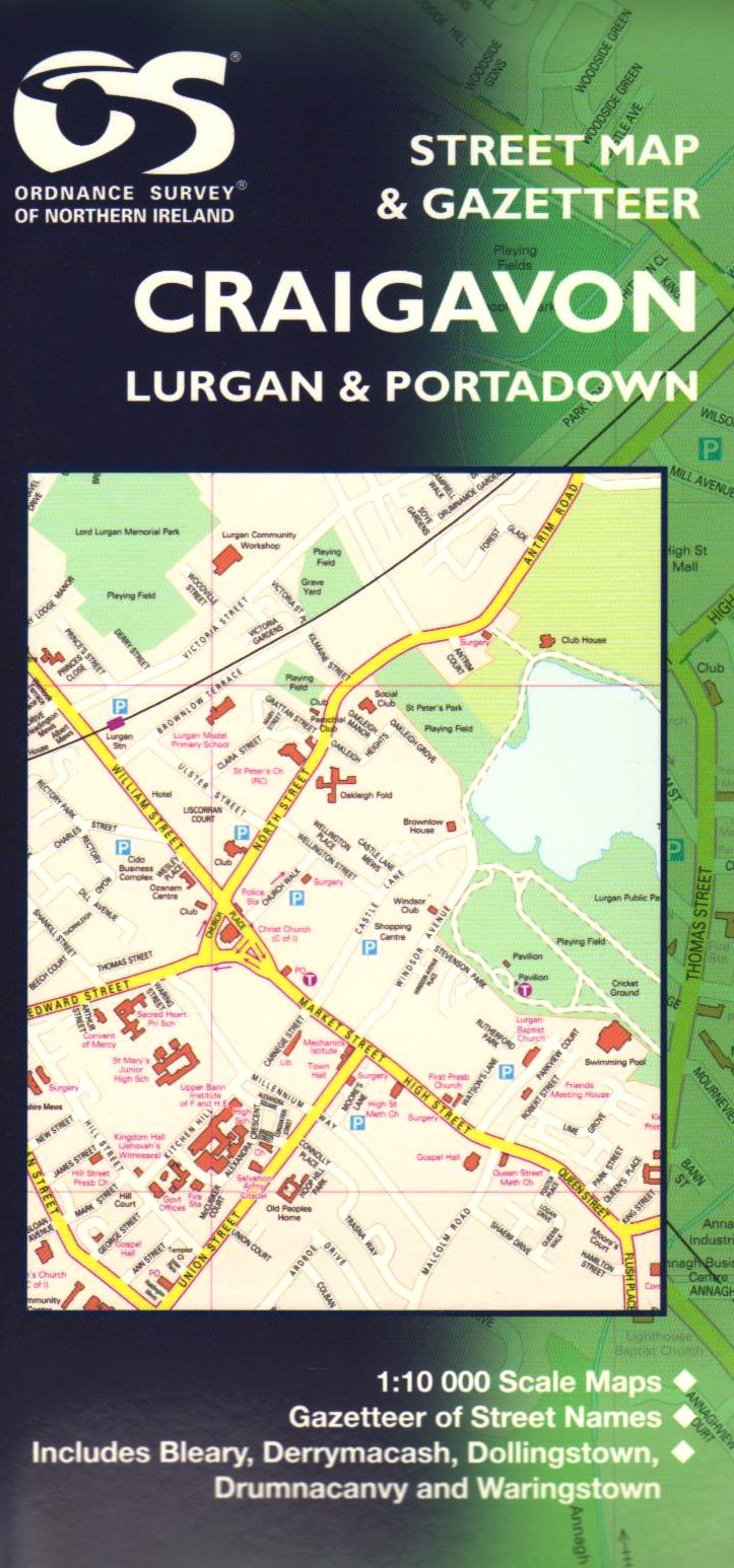 Craigavon Street Map (Irish Street Maps) Leisure, Home & Garden