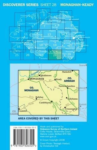Irish Discovery Series 28. Monaghan and Keady 1 : 50 000 (Irish Discoverer Series) Leisure, Home & Garden