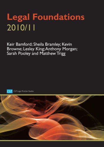 Legal Foundations (CLP Legal Practice Guides) Law
