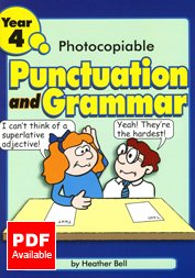 Photocopiable Punctuation and Grammar for Year 4 book