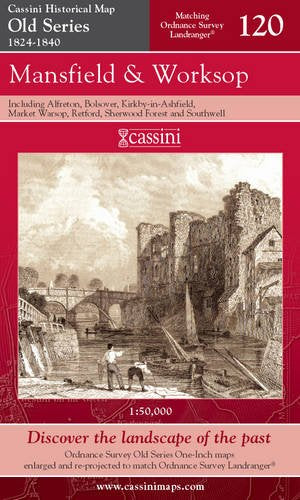 Mansfield and Worksop (Cassini Old Series Historical Map) Hobbies & Crafts