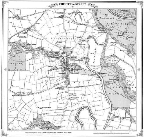 Chester-le-street 1857 Map (Heritage Cartography Victorian Town Map Series) Politics & History