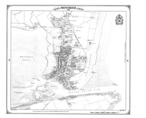 Montrose 1861 Map (Heritage Cartography Victorian Town Map Series, Band 190) Leisure, Home & Garden