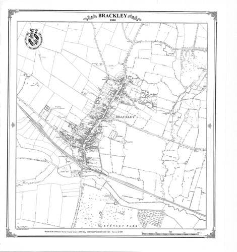 Brackley 1880 Map (Heritage Cartography Victorian Town Map Series, Band 194) Geology & Geography