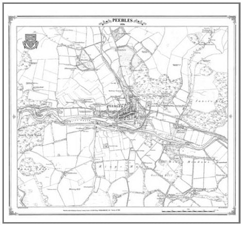 Peebles 1856 Heritage Cartography Victorian Town Map (Heritage Cartography Victorian Town Map Series, Band 197) Politics & History