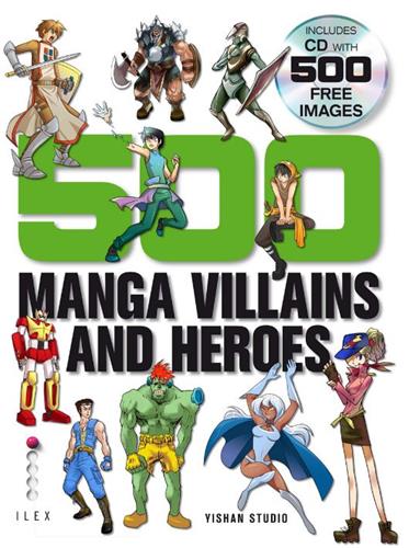 500 Manga Villains and Heroes book
