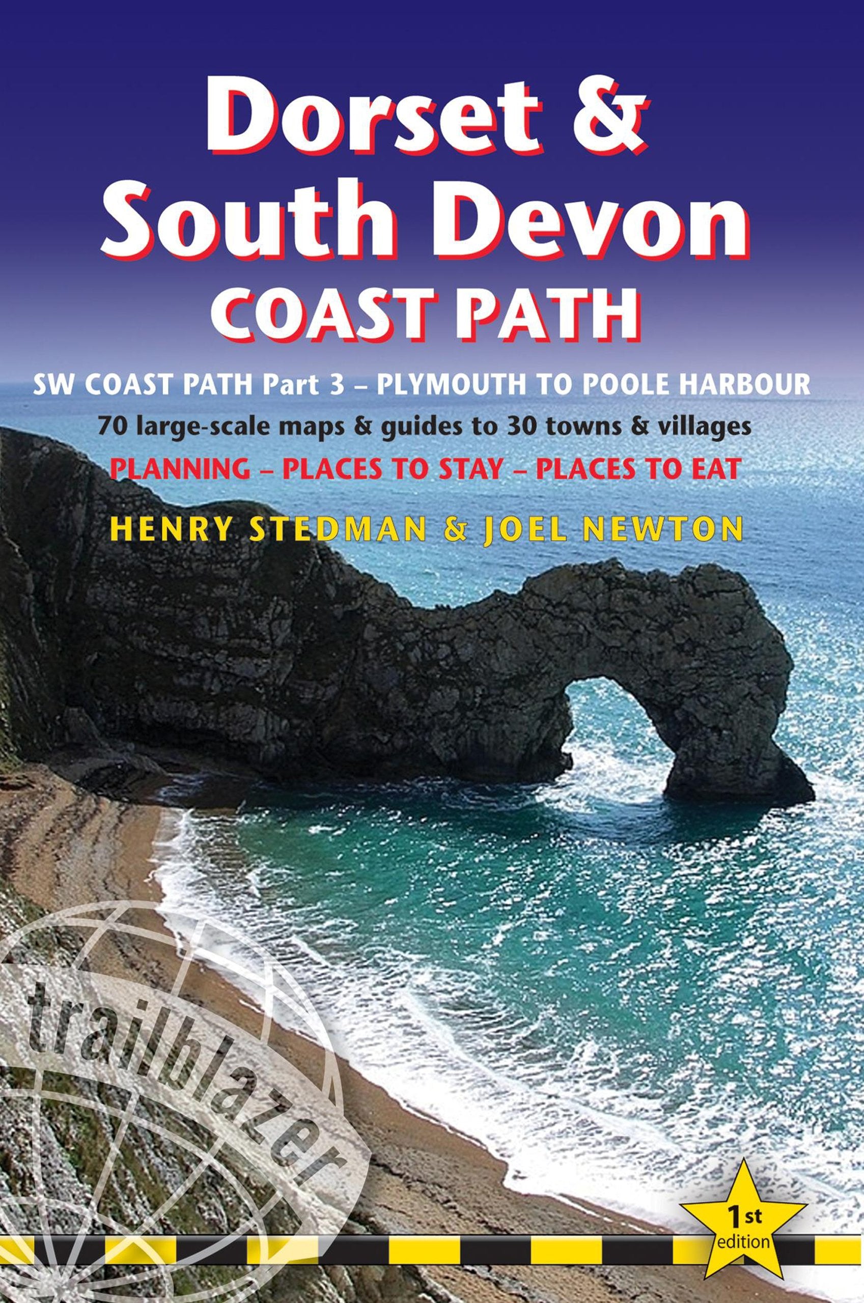 Trailblazer Dorset & South Devon Coast Path: Plymouth to Poole: 88 Large-Scale Maps & Guides to 48 Towns and Villages: Planning - Places To Stay - ... villages (Trailblazer: Sw Coast Path, Band 3) Leisure, Home & Garden