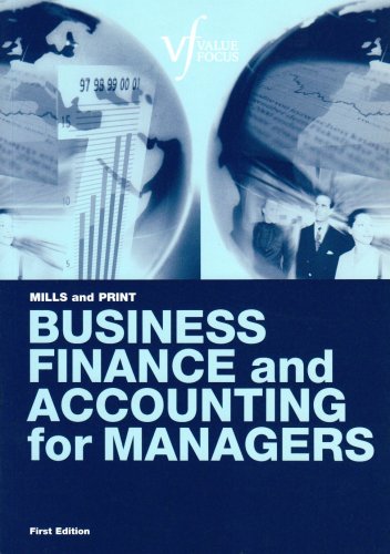 Business Finance and Accounting for Managers Business, Finance & Career