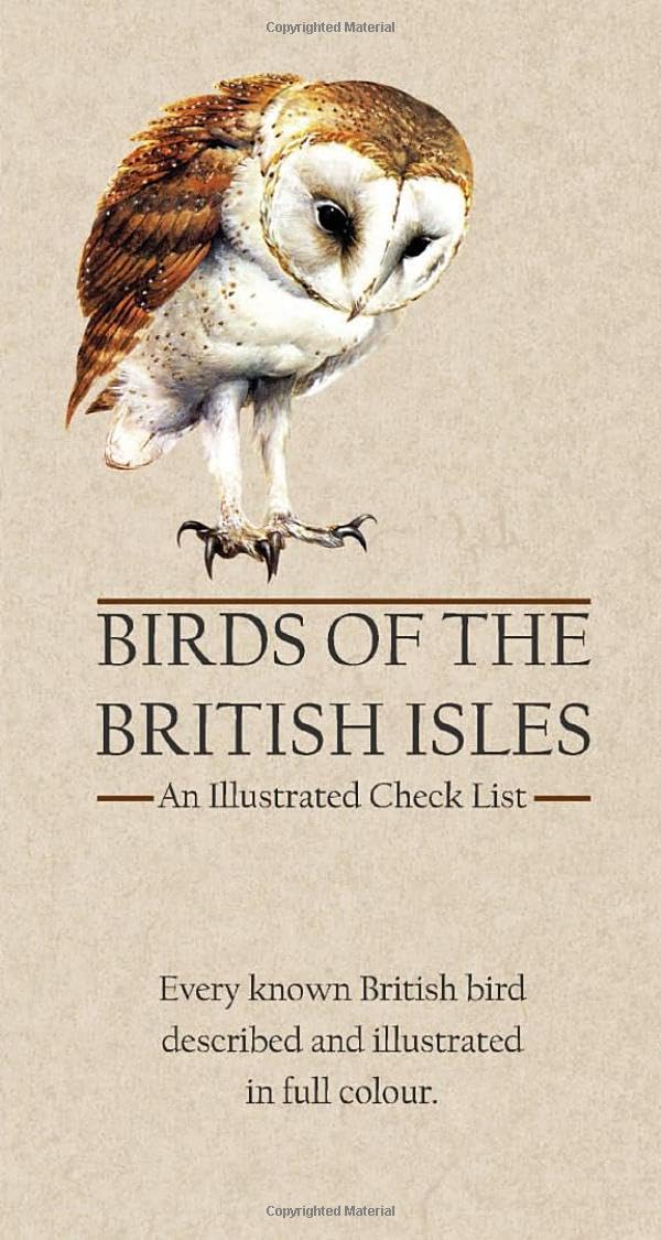 Birds of the British Isles: An Illustrated Check List Mathematics