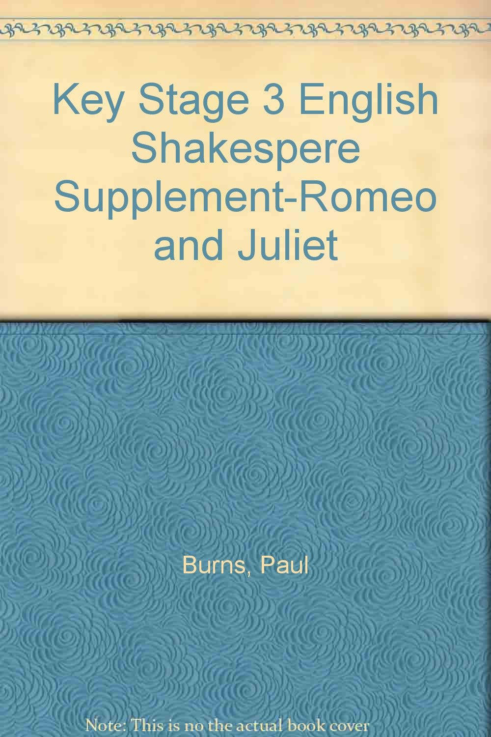 Key Stage 3 English Shakespere Supplement-Romeo and Juliet: Romeo and Juliet Professional & Reference Books