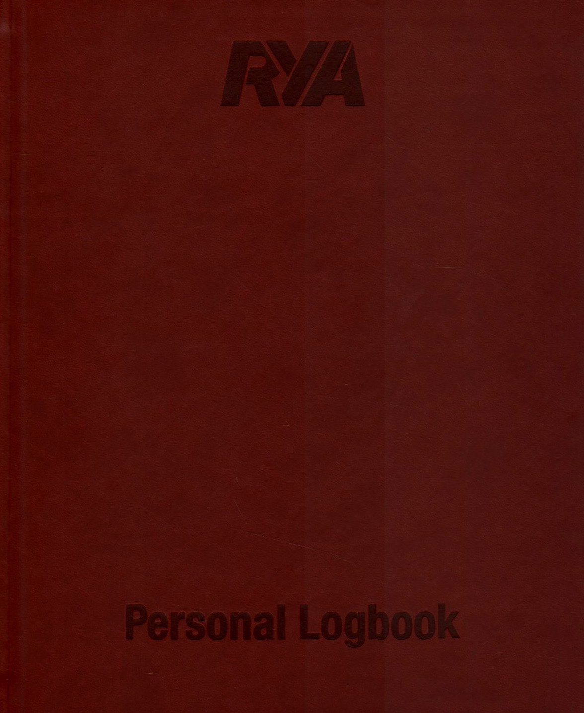 RYA Personal Logbook Leisure & Fun