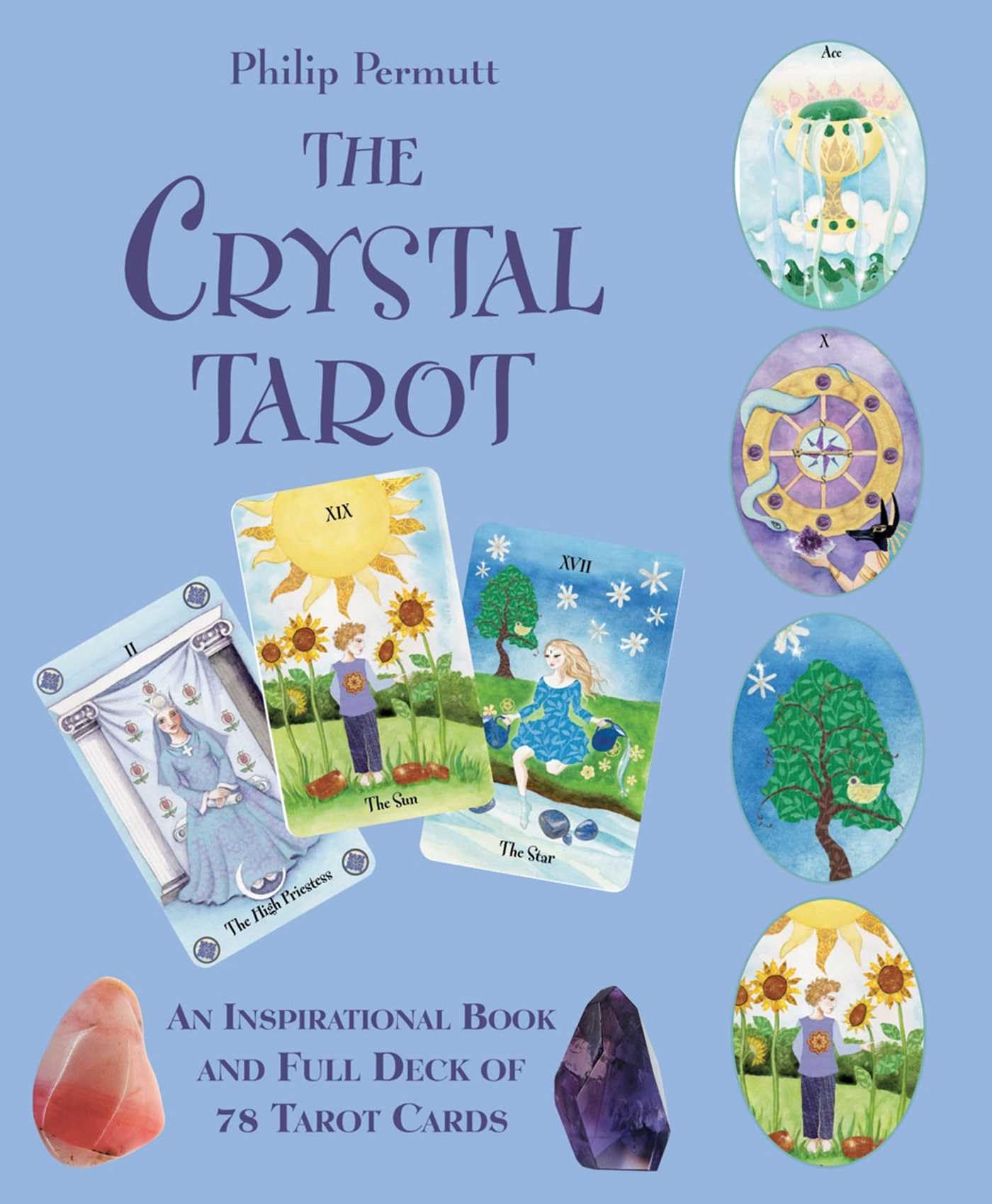 The Crystal Tarot: An Inspirational Book and Full Deck of 78 Tarot Cards (Philip Permutt's Bibliography) Religion & Esotericism