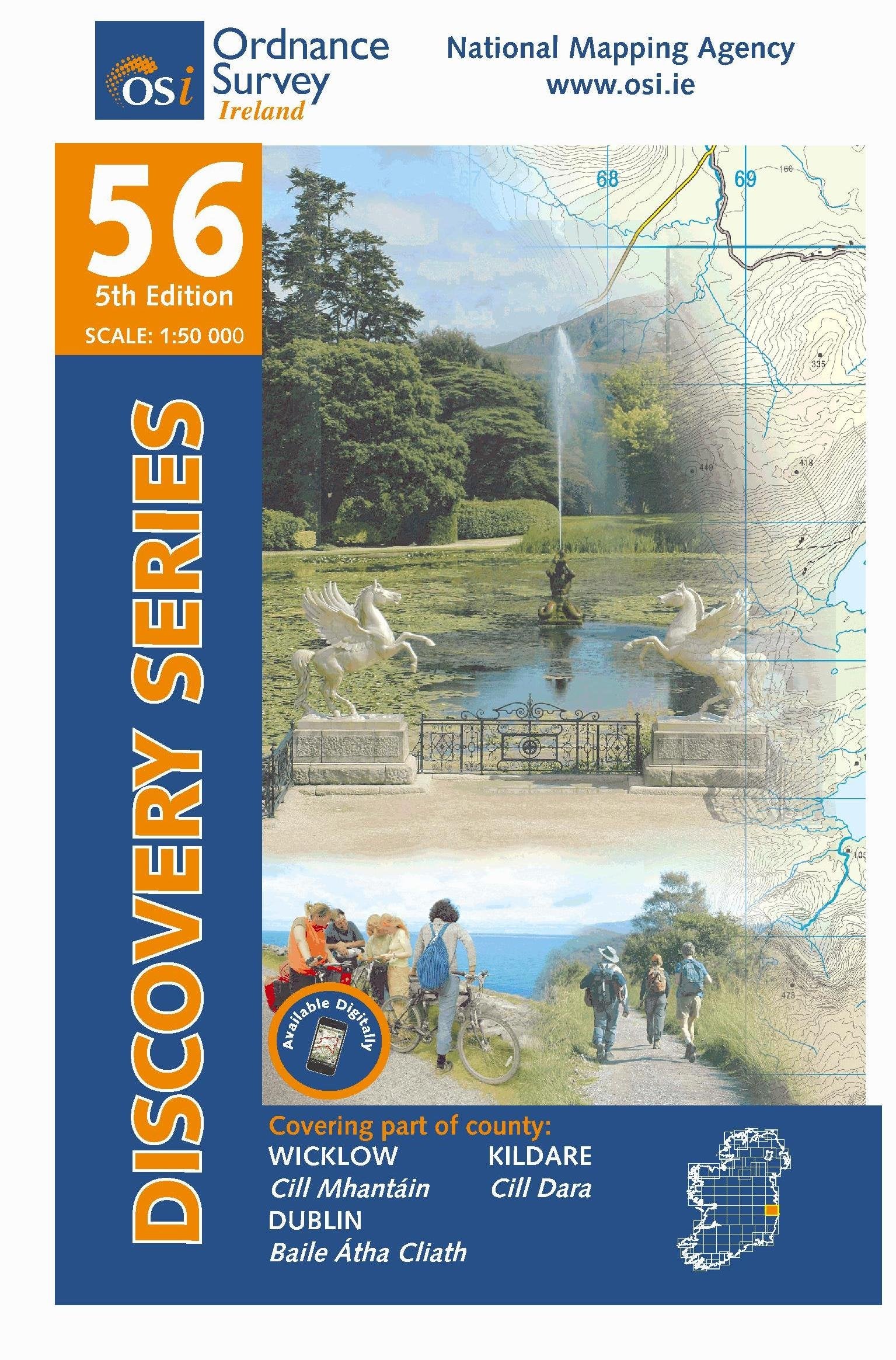 Wicklow, Dublin, Kildare (Irish Discovery Series) Maps & Plans