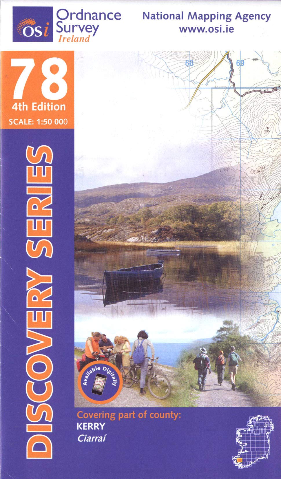 Irish Discovery Series 78. Kerry 1 : 50 000 Maps & Plans