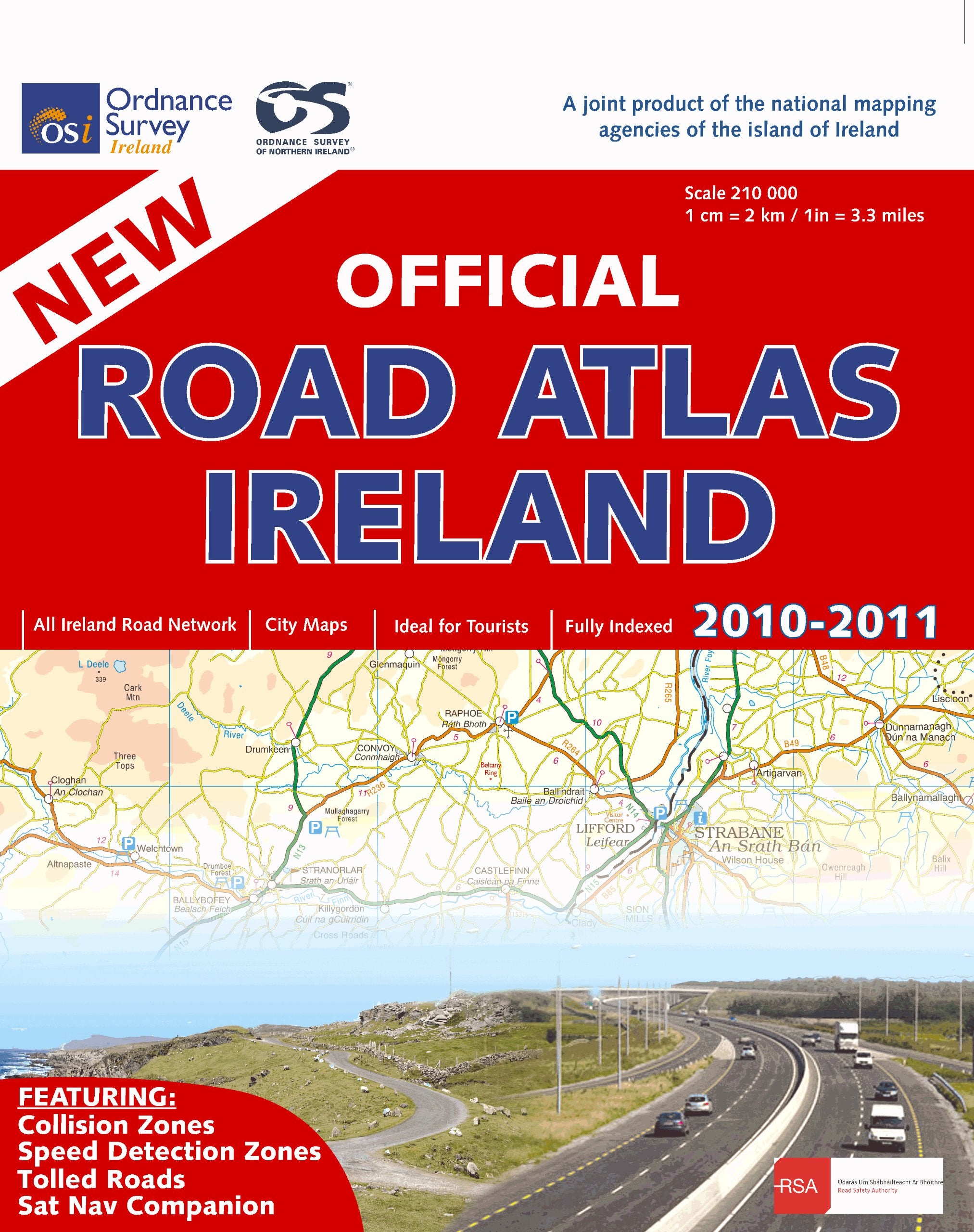 Official Road Atlas Ireland 2010 Leisure, Home & Garden