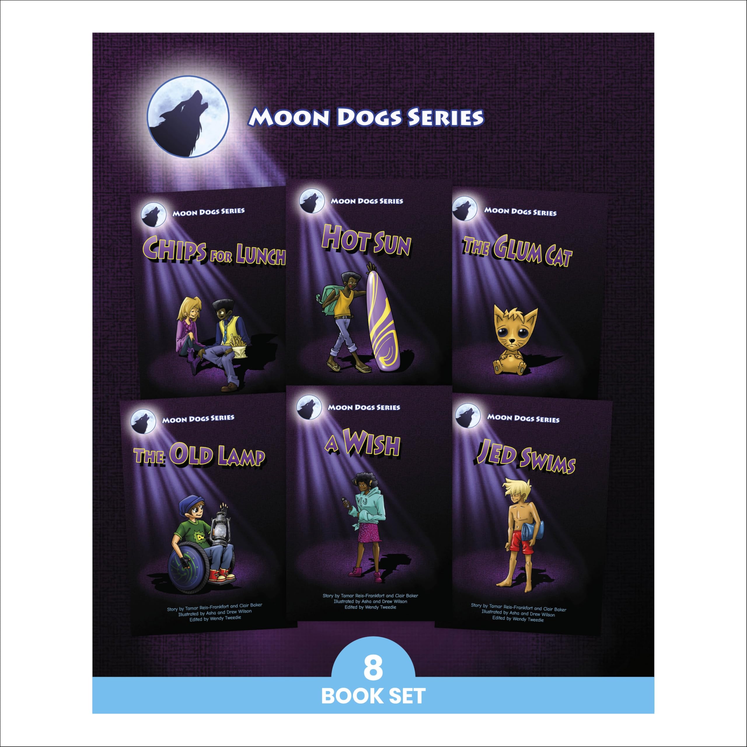 Phonic Books Moon Dogs Set 2: Adjacent consonants and consonant digraphs (Phonic Books Catch Up Readers, Band 2) Novels & Short Stories