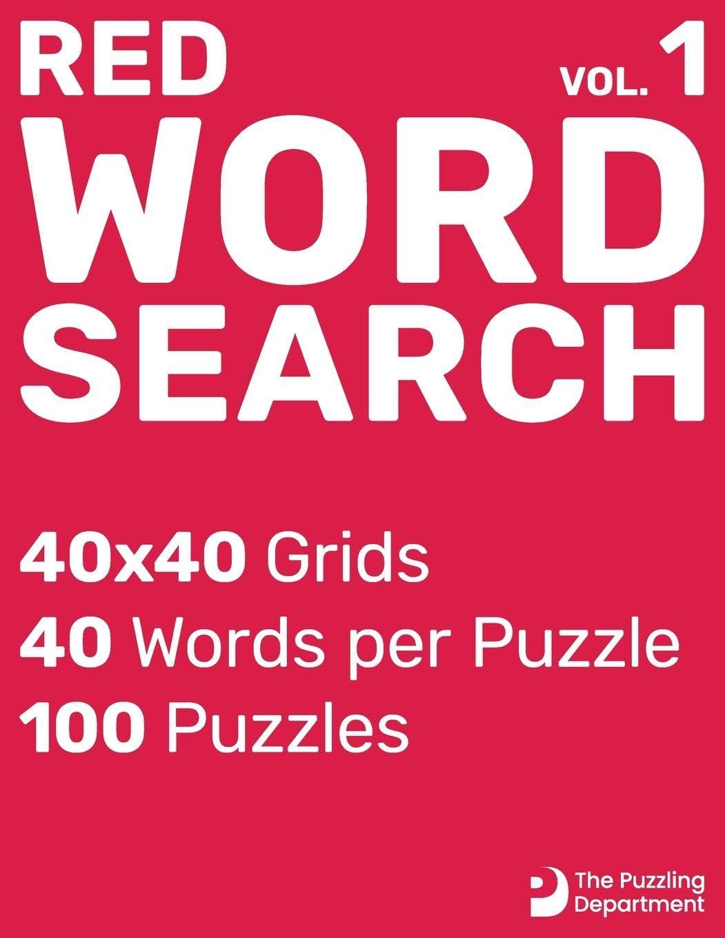 Red Word Search Vol. 1 Leisure & Fun