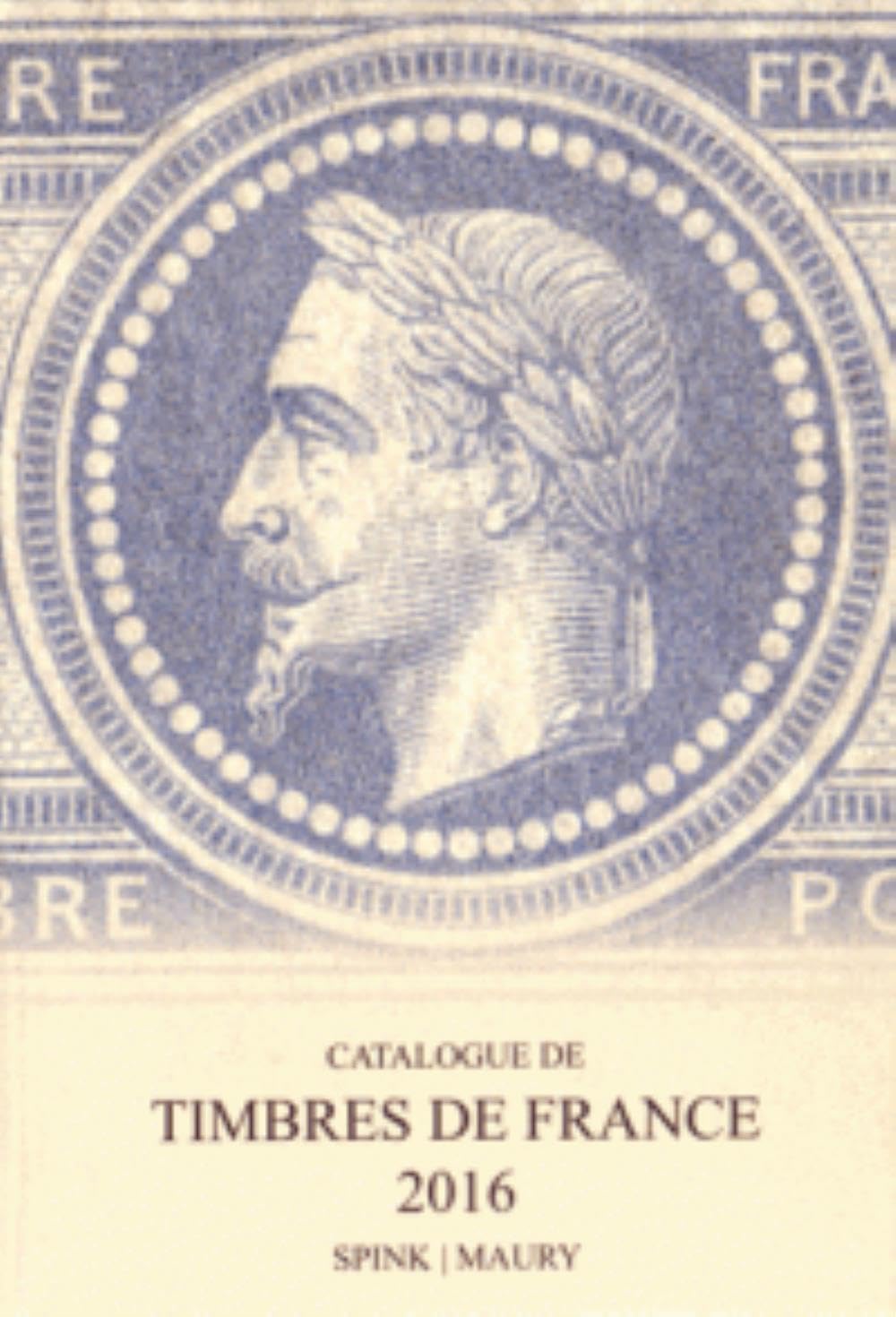 Catalogue de timbres de France 2016 book