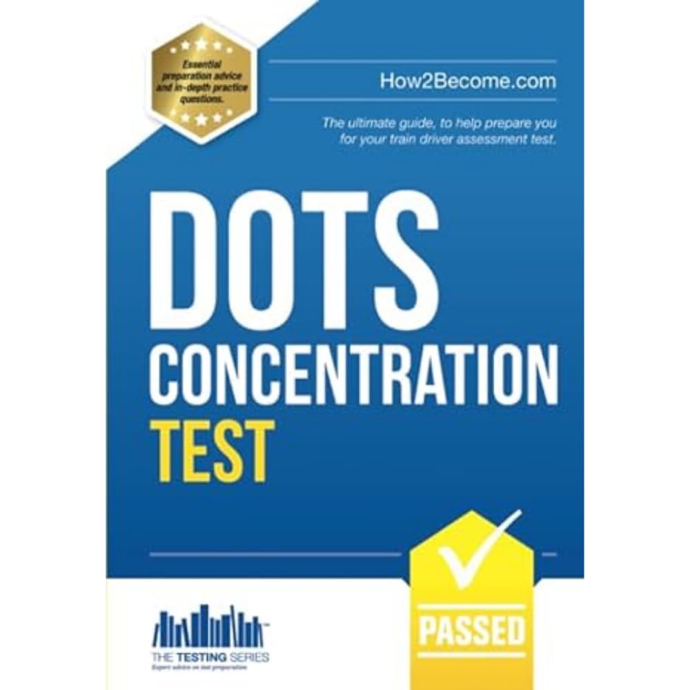 Dots Concentration Tests: The ultimate guide, to help prepare you for your train driver assessment test. book