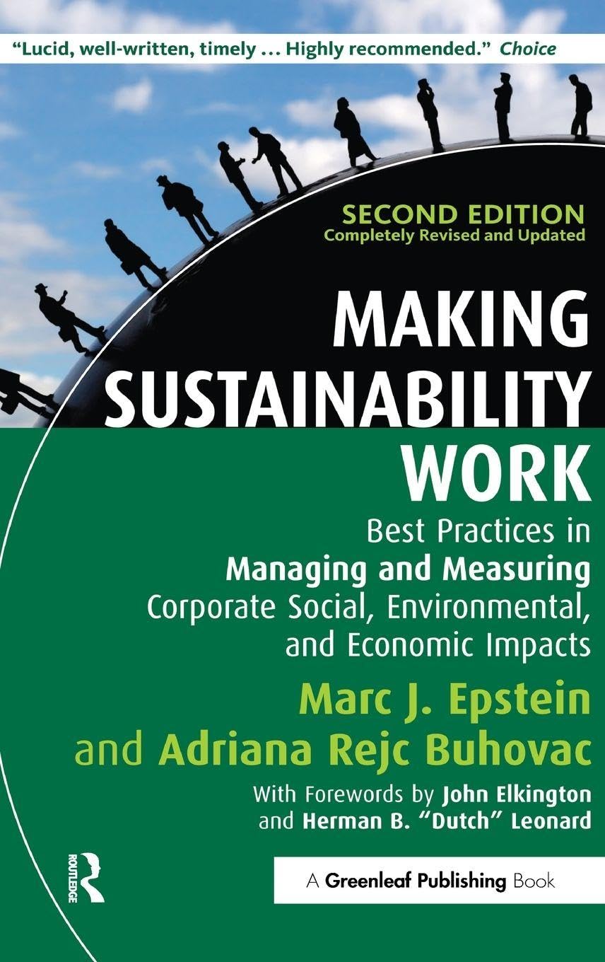 Making Sustainability Work book