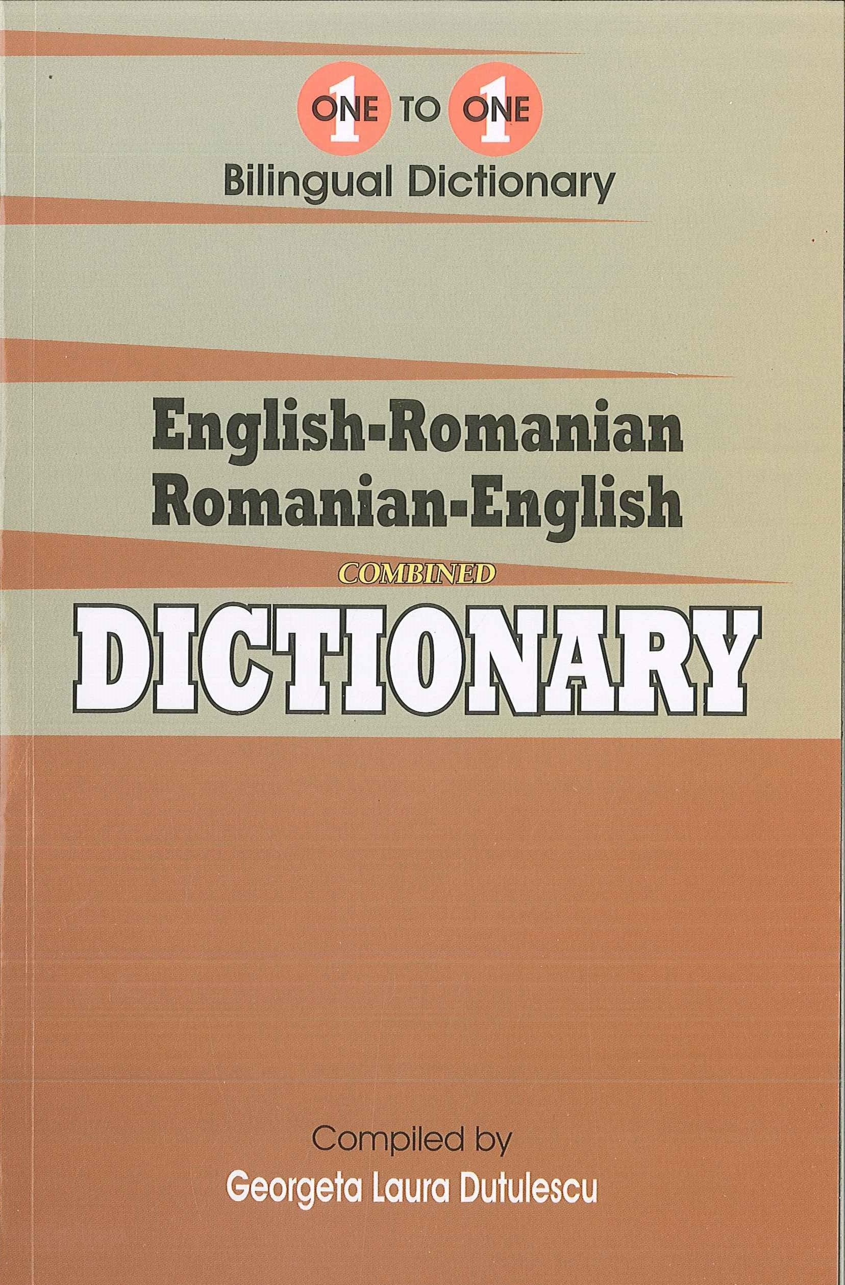 English-Romanian & Romanian-English One-to-One Dictionary book