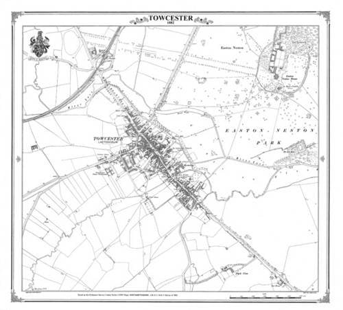 Towcester 1882 (Heritage Cartography Victorian Town Map Series, Band 203) Politics & History