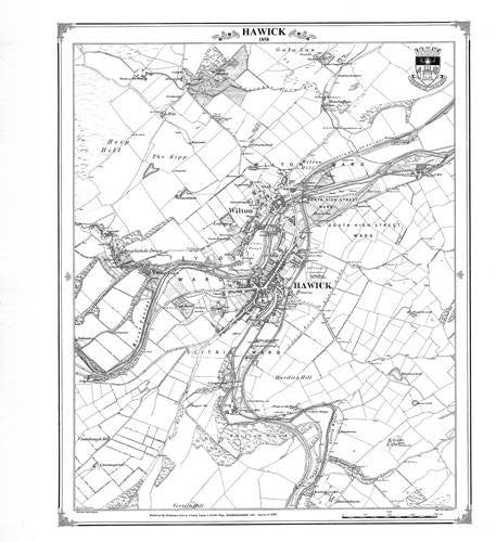 Hawick 1858 Heritage Cartography Victorian Town Map (Heritage Cartography Victorian Town Map Series, Band 208) Geology & Geography