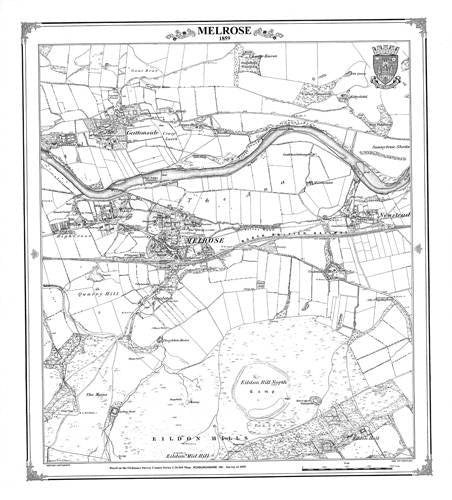 Melrose 1859 Heritage Cartography Victorian Town Map (Heritage Cartography Victorian Town Map Series, Band 209) Geology & Geography