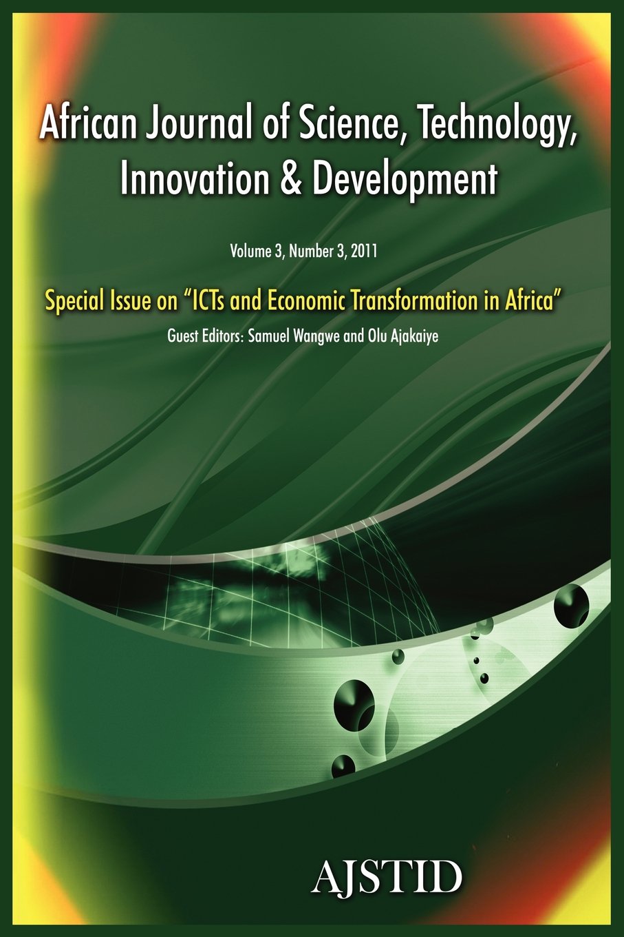 Product Image: AJSTID vol 3 No 3 2011